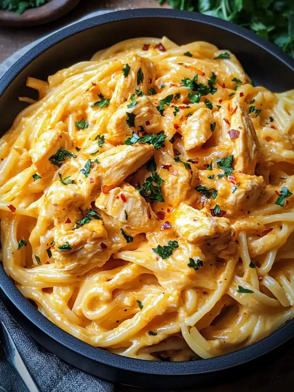 Creamy Buffalo Chicken Pasta That's Family-Friendly and Fun 5 Creamy Buffalo Chicken Pasta