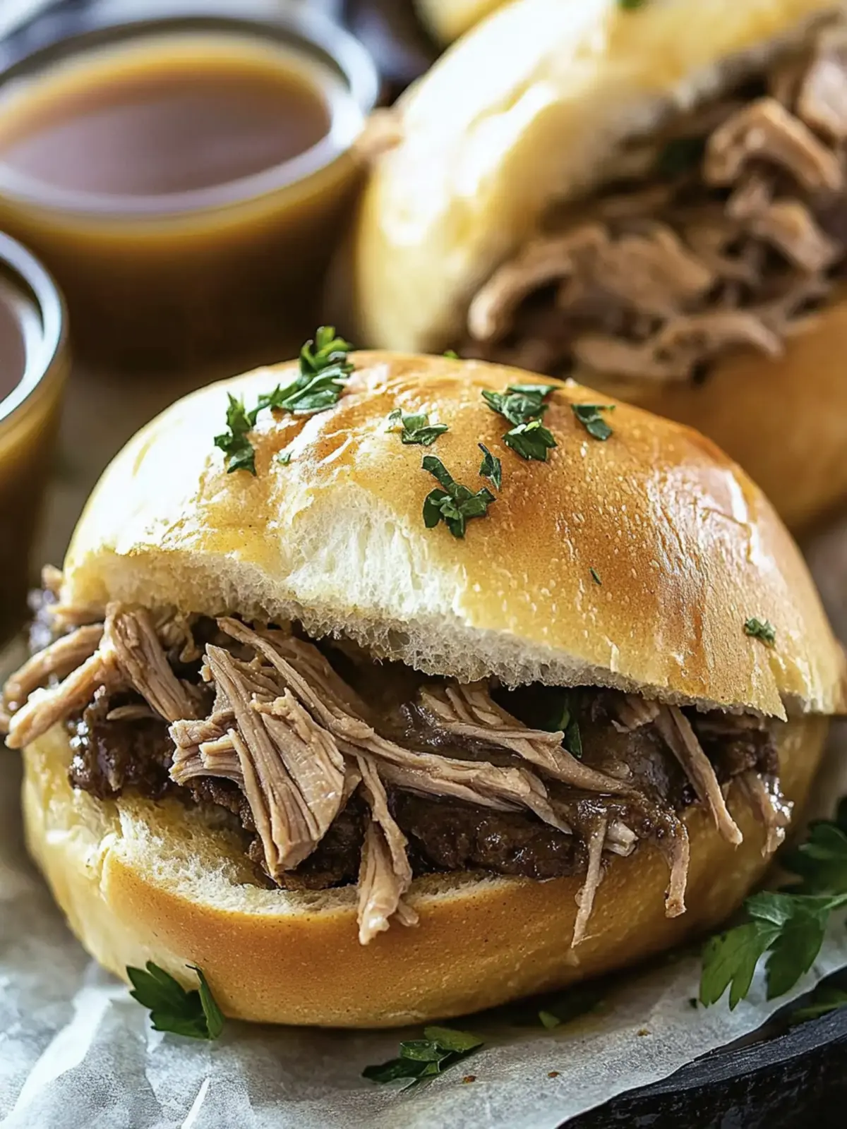 Crockpot French Dip Sandwiches: Savory Comfort in Every Bite 4 Crockpot French Dip Sandwiches