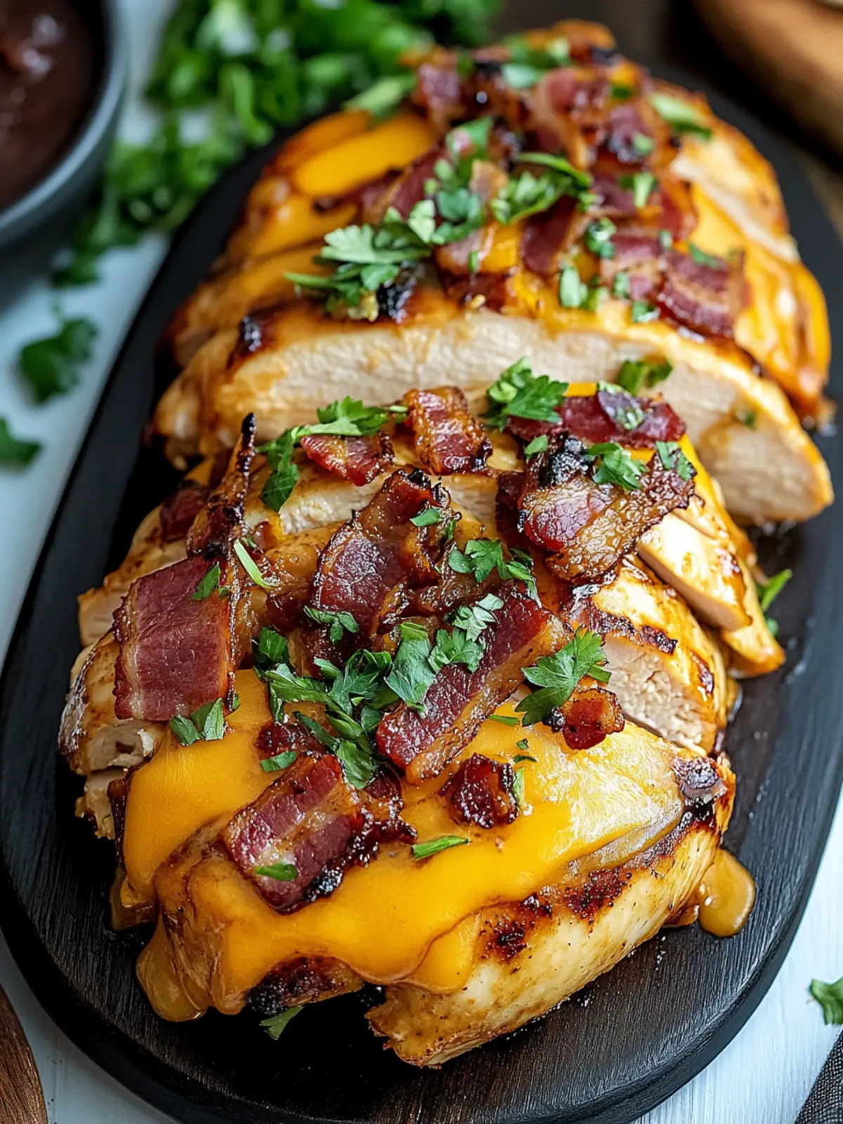 Savor Cowboy BBQ Bacon Cheddar Chicken for Ultimate Flavor 3 Cowboy BBQ Bacon Cheddar Chicken