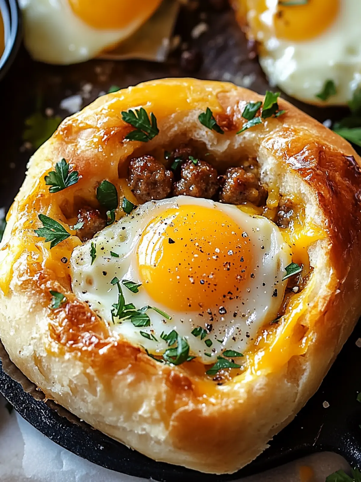 Sausage Egg and Cheese Breakfast Roll