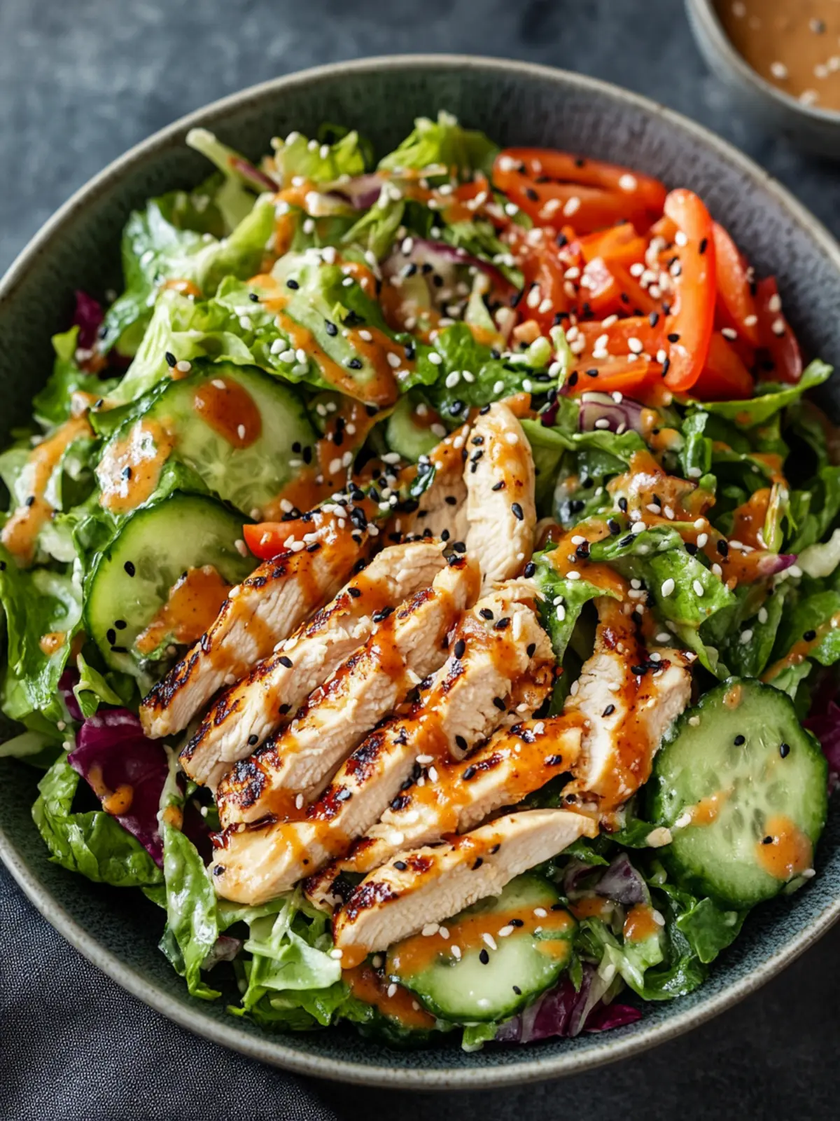 Healthy Asian Sesame Chicken Salad for Vibrant Lunch Bliss 3 Asian Sesame Chicken Salad