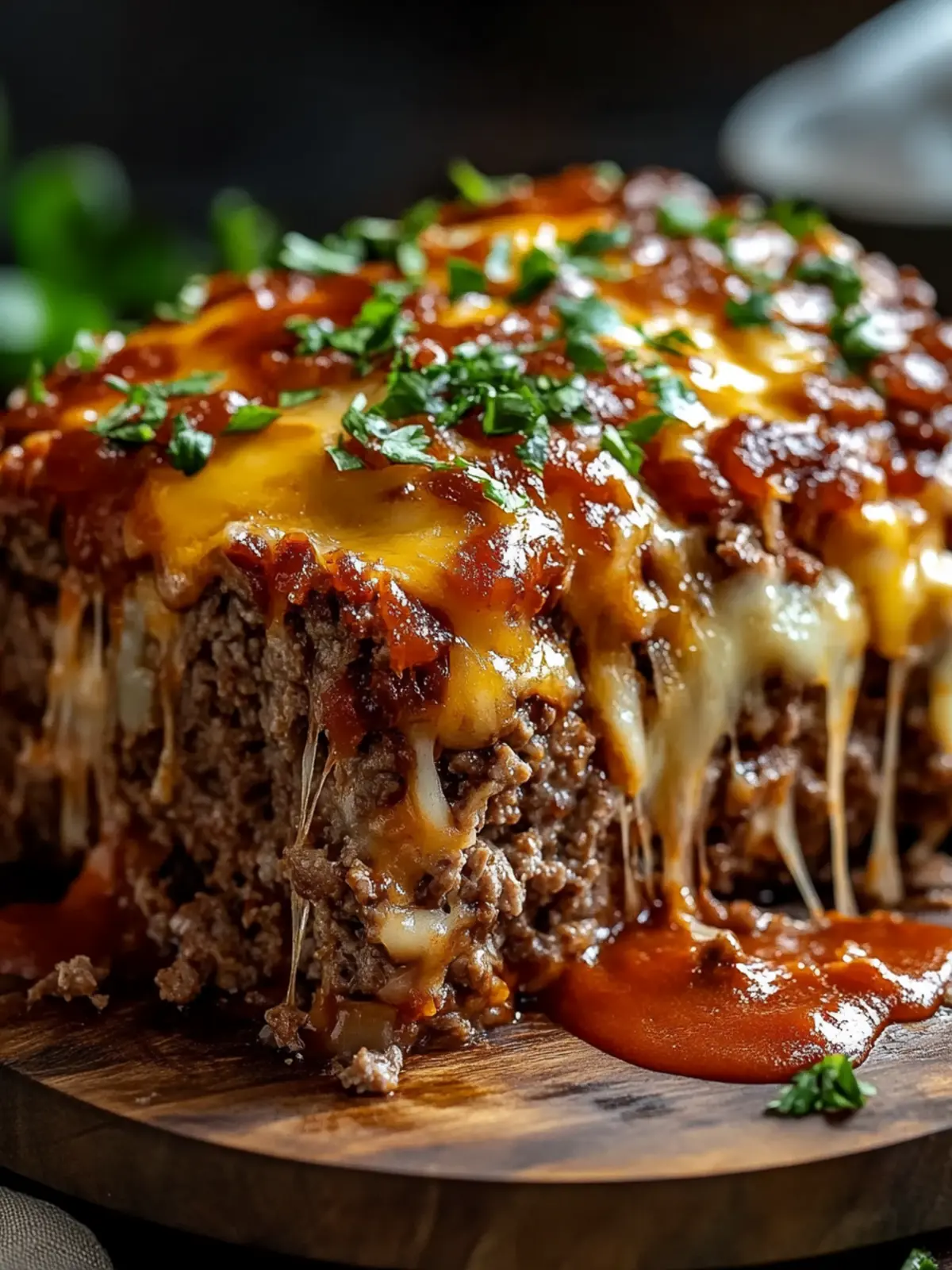 Cheesy Loaded Meatloaf