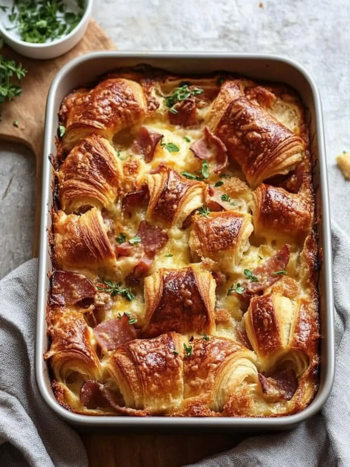 Decadent Croissant Breakfast Casserole for Brunch Bliss 4 Croissant Breakfast Casserole