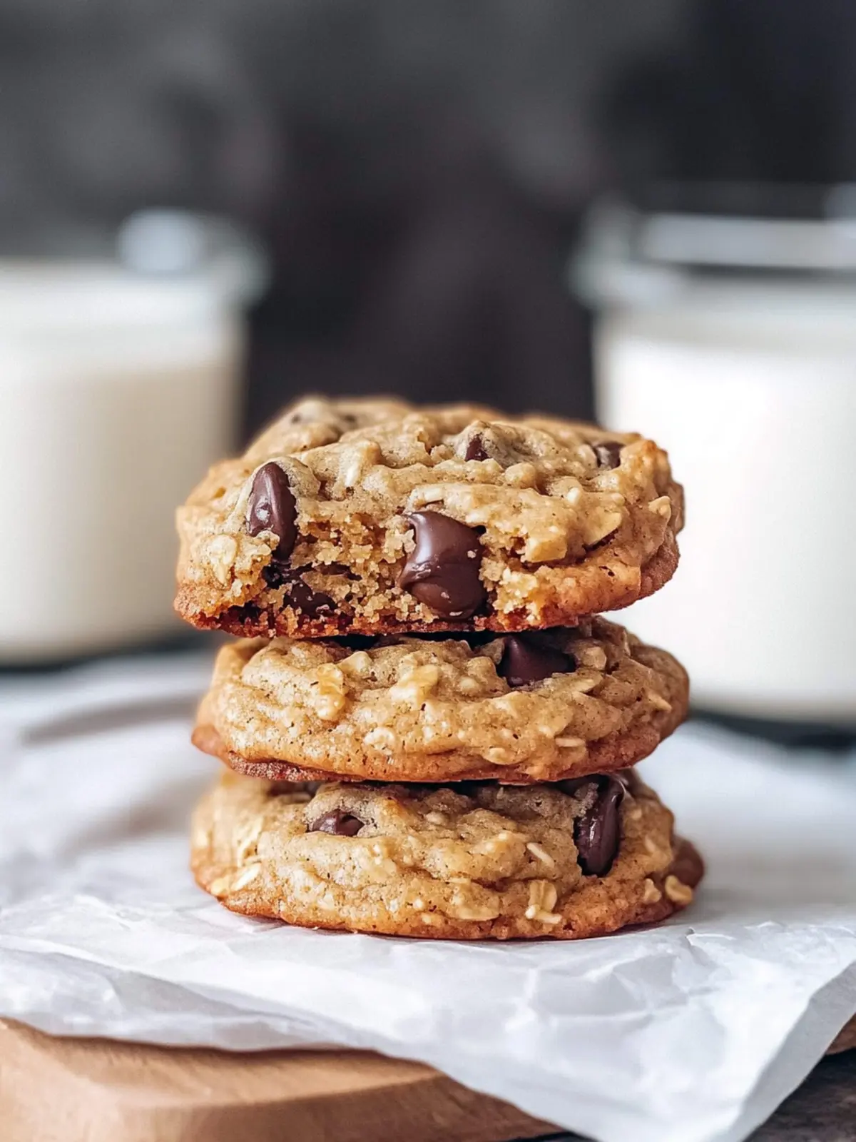 Irresistible Peanut Butter Oatmeal Chocolate Chip Cookies Recipe 2 Peanut Butter Oatmeal Chocolate Chip Cookies