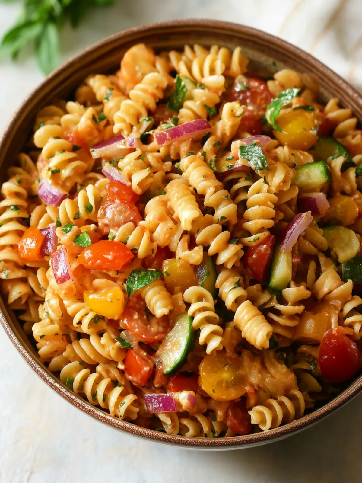 Zesty Supreme Pasta Salad for a Flavor-Packed Feast 3 Zesty Supreme Pasta Salad