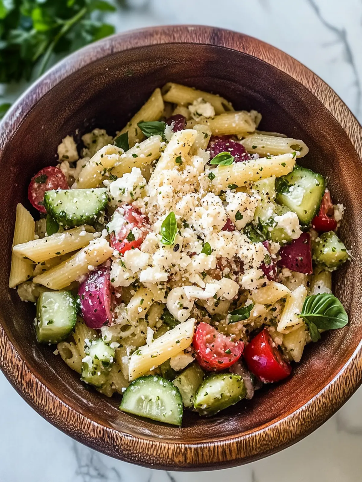 Mediterranean Pasta Salad: Fresh, Easy, and Flavor-Packed! 3 Mediterranean Pasta Salad