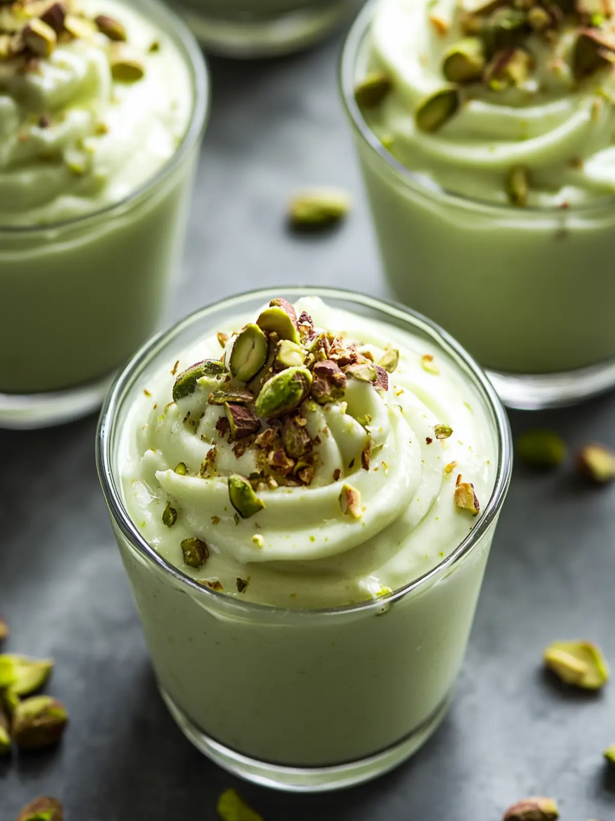 Indulge in Creamy Pistachio Pudding Cups Made Easy 4 Pistachio Pudding Cups