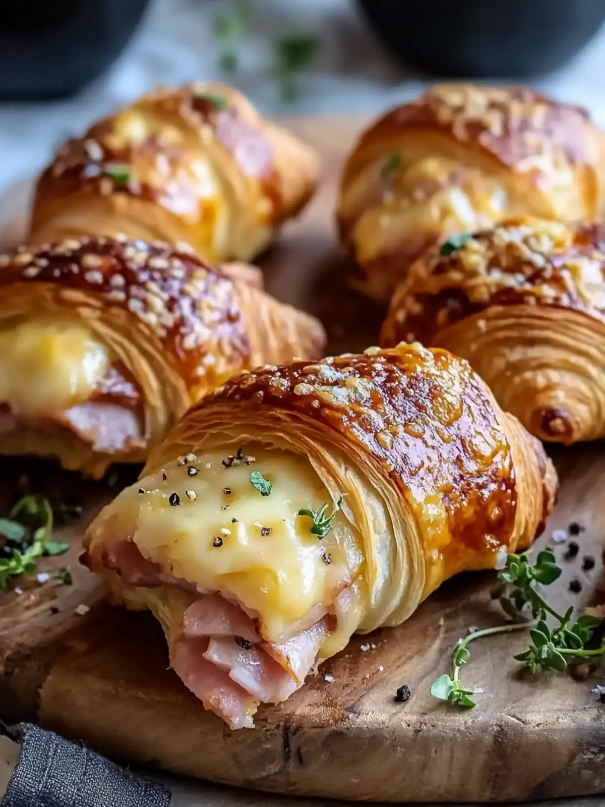 Baked Ham and Cheese Croissants: Your Easy Breakfast Upgrade 3 Baked Ham and Cheese Croissants