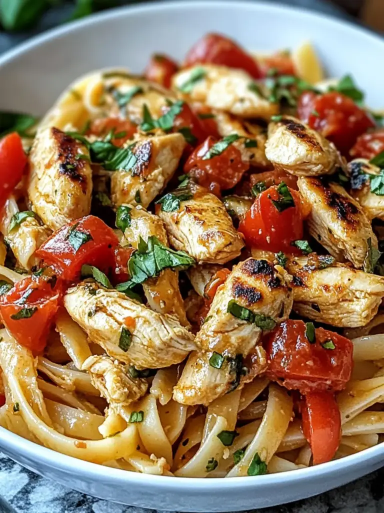 Bruschetta Chicken Pasta