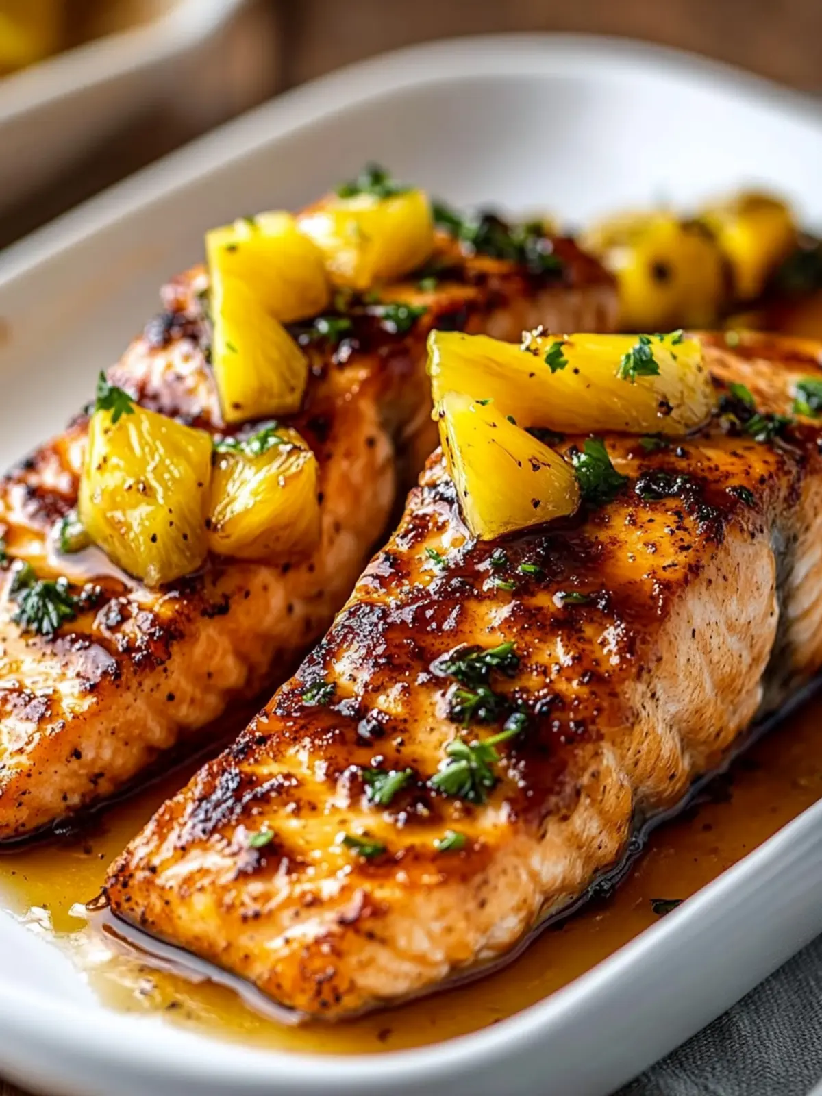 Pineapple Glazed Salmon: Sweet, Savory Bliss for Dinner 3 Pineapple Glazed Salmon