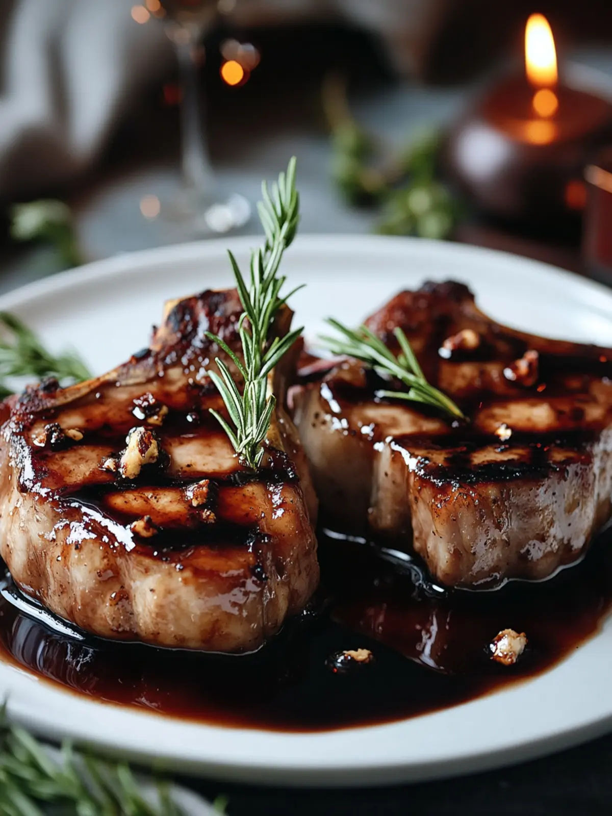 Savor Juicy Pork Chops with Balsamic Glaze Tonight 3 Pork Chops with Balsamic Glaze