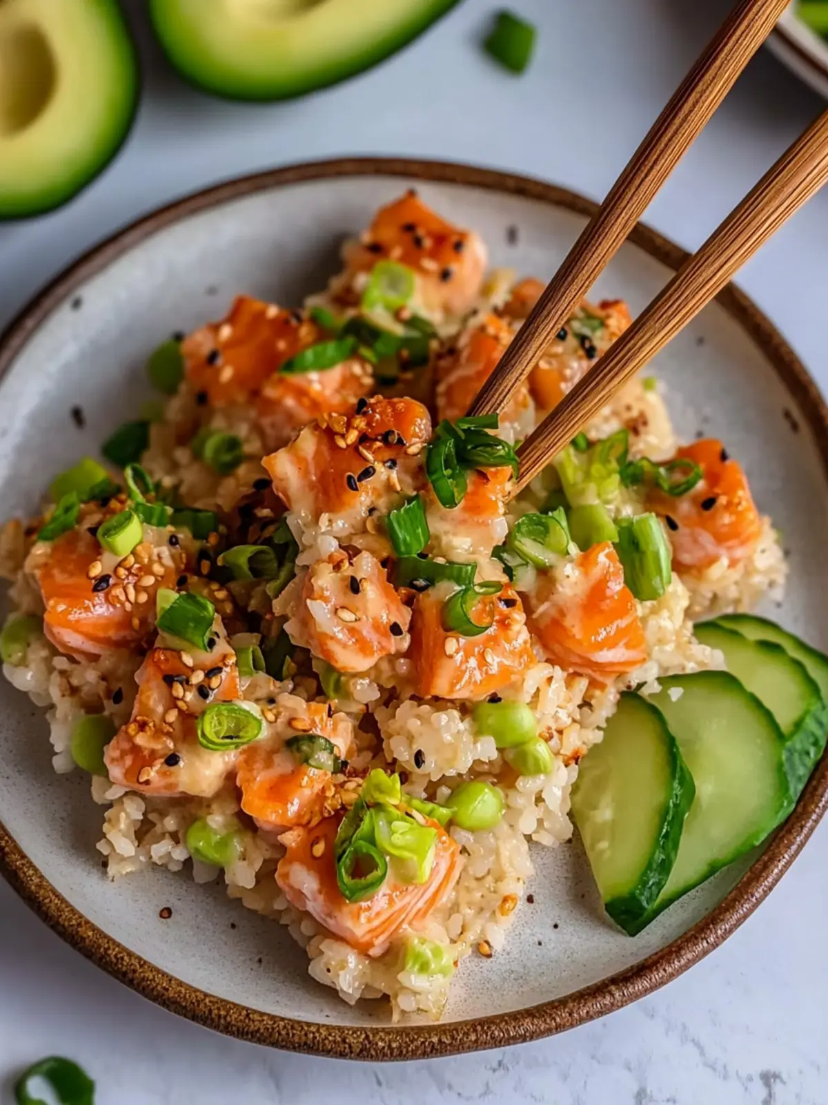 Savory Salmon Crispy Rice – A Flavorful Appetizer Delight 3 Salmon Crispy Rice