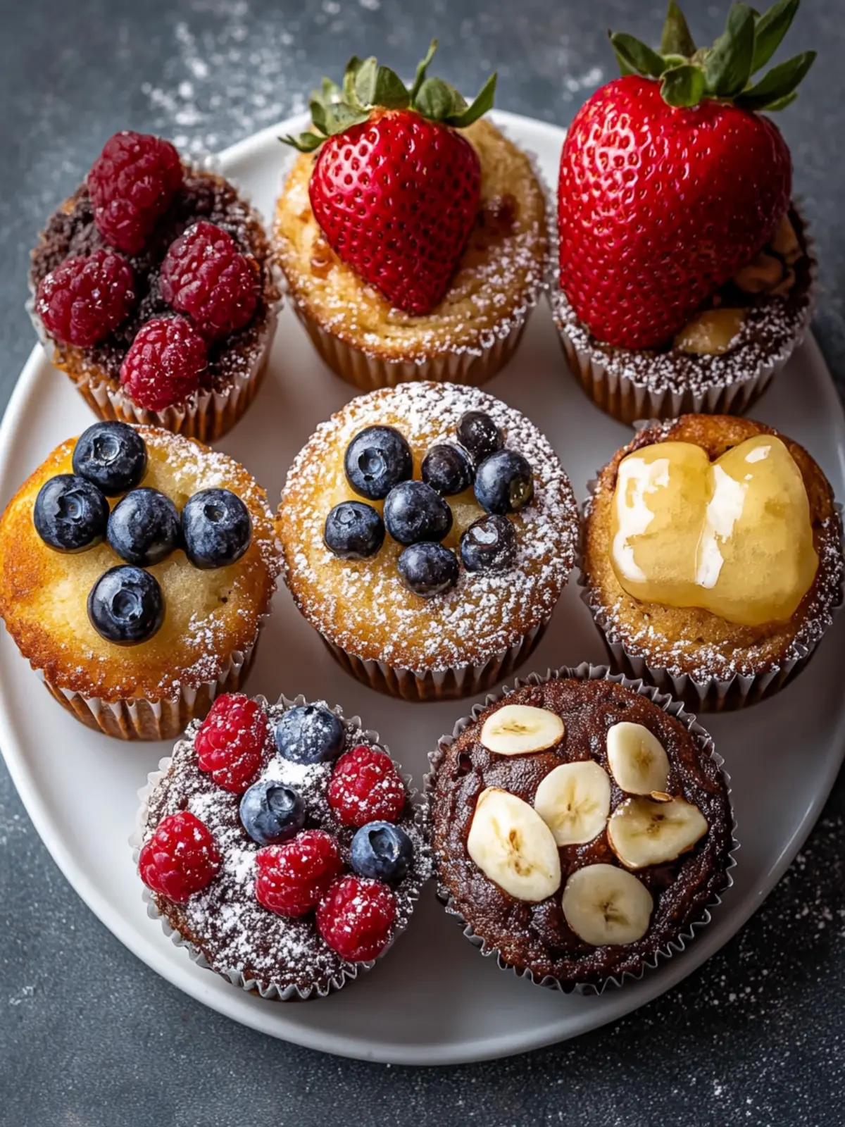 Pancake Muffins with Six Flavors