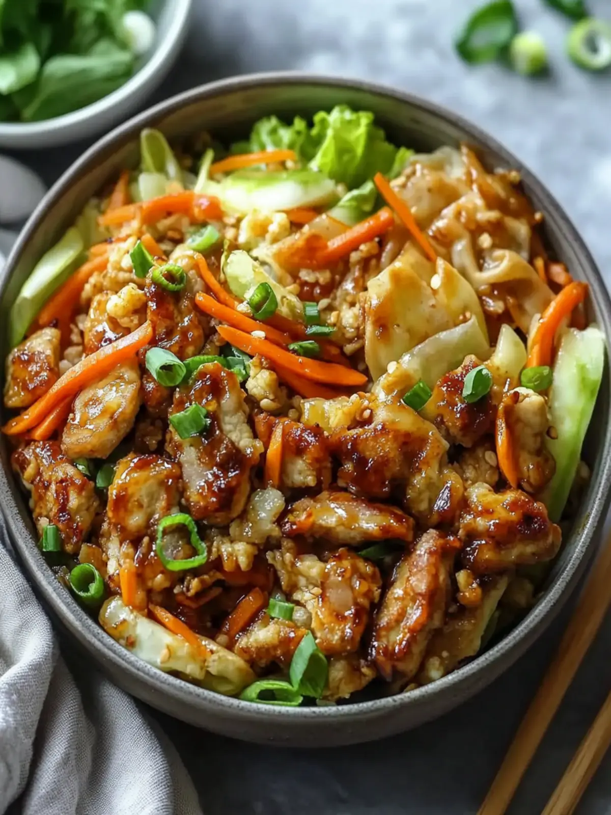 Egg Roll in a Bowl: Quick, Low-Carb Joy for Busy Nights 2 Egg Roll in a Bowl