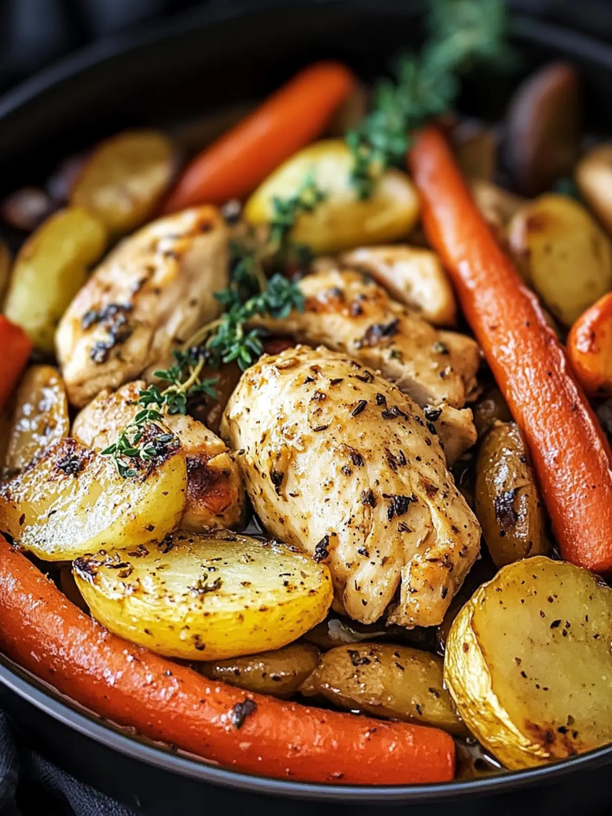 Savory Garlic Butter Chicken and Veggies in Your Slow Cooker 3 Garlic Butter Chicken and Veggies