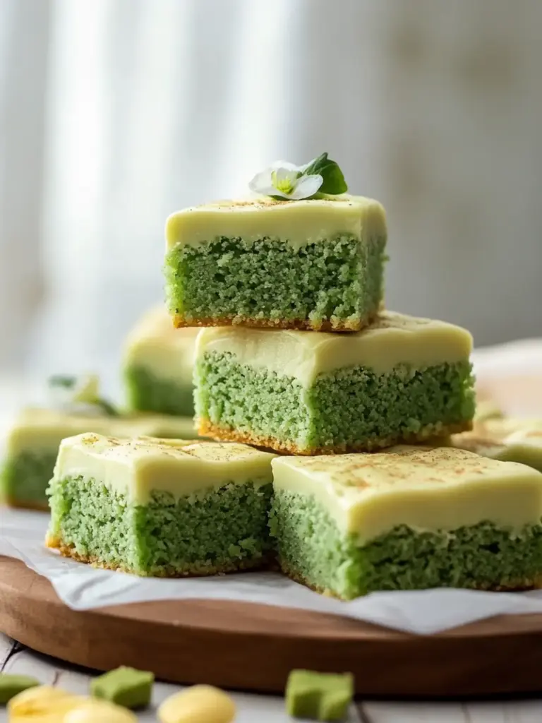 Green Velvet Blondies