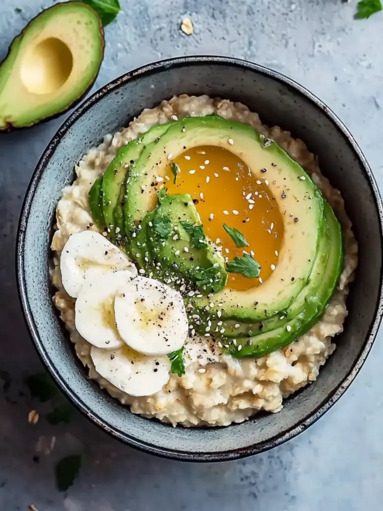 Savory Avocado Oatmeal