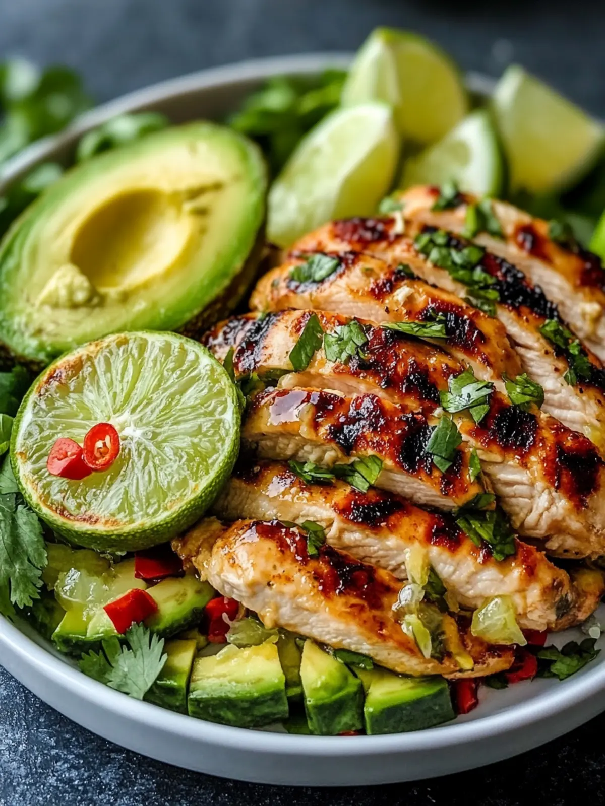 Honey Lime Chicken Avocado Stack That's Bursting with Flavor 3 Honey Lime Chicken Avocado