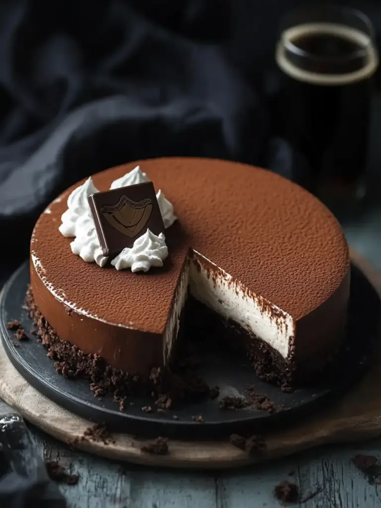 Guinness Chocolate Cheesecake