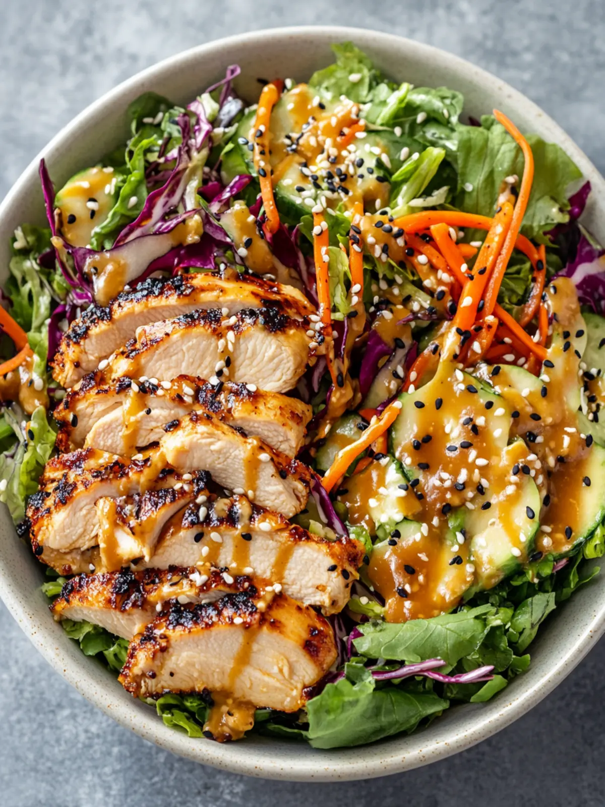 Healthy Asian Sesame Chicken Salad for Vibrant Lunch Bliss 4 Asian Sesame Chicken Salad
