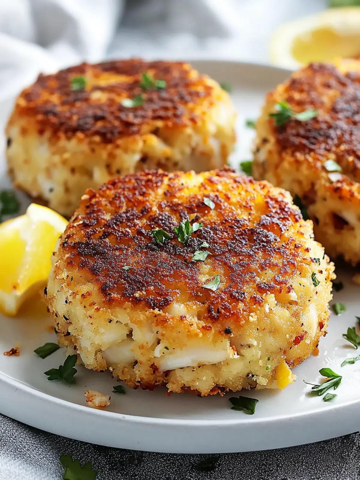 Crispy Crab Cakes for a Homemade Seafood Delight 2 Crab Cakes