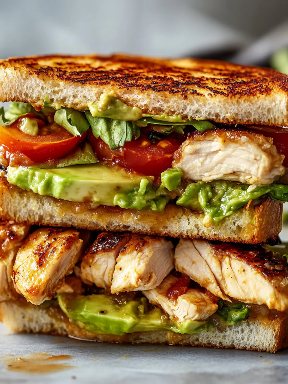 Loaded Chicken & Avocado Sandwich Your New Favorite Comfort Bite 2 Loaded Chicken & Avocado Sandwich