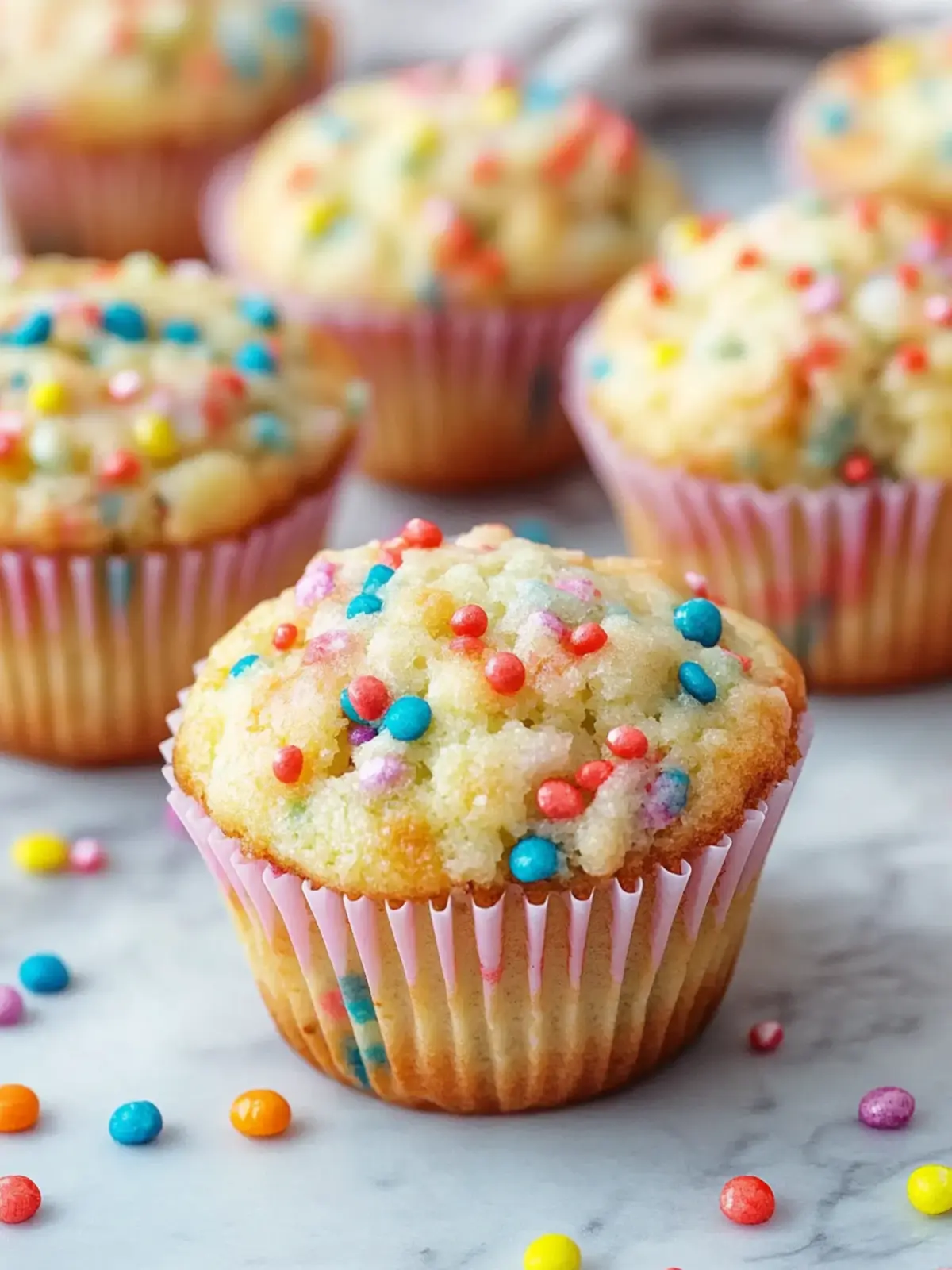 Mini Funfetti Yogurt Muffins: Guilt-Free Joy in Every Bite 2 Mini Funfetti Yogurt Muffins