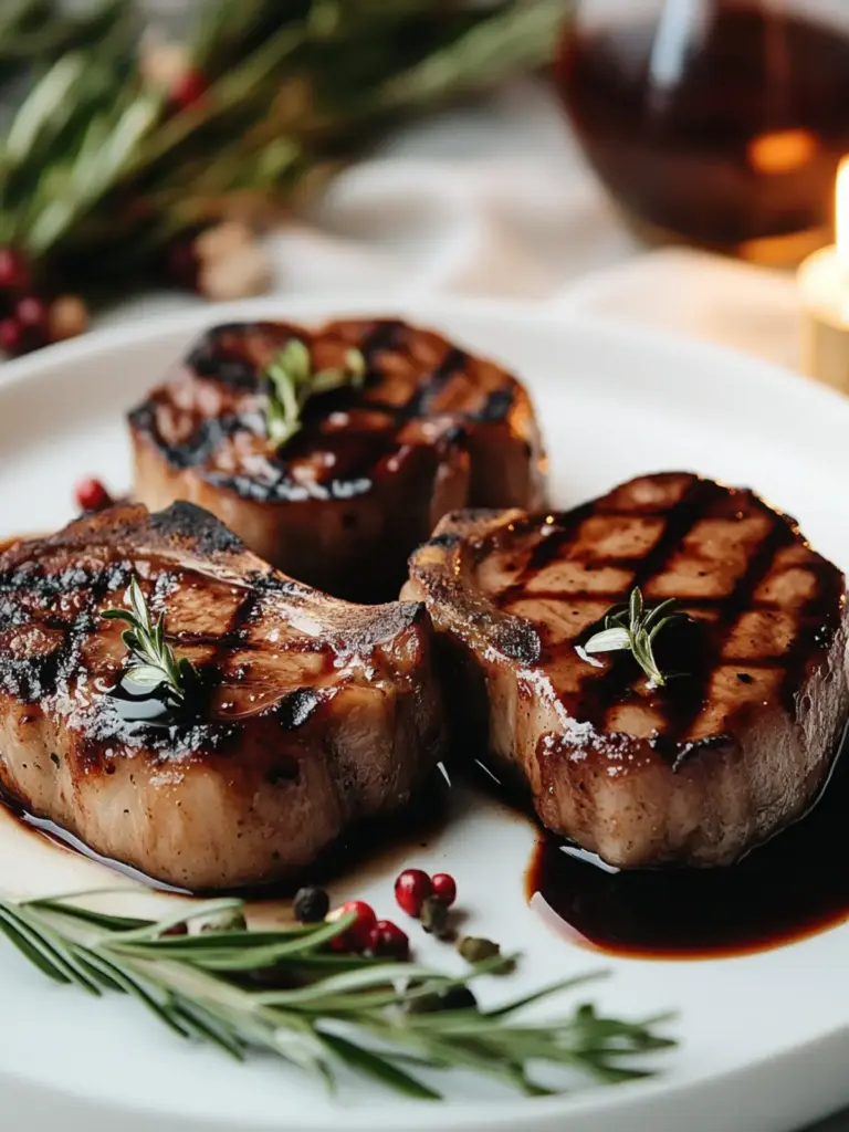 Pork Chops with Balsamic Glaze