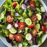 Zesty Simple Side Salad with Easy Balsamic Vinaigrette 7 Simple Side Salad
