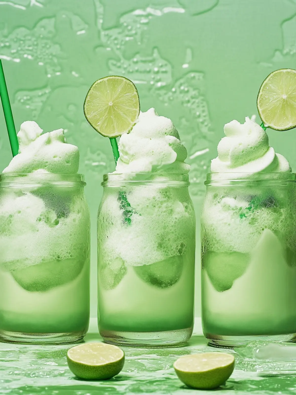 Zesty Lime Sherbet Floats: Your Cool Summer Treat Adventure 2 Lime Sherbet Floats