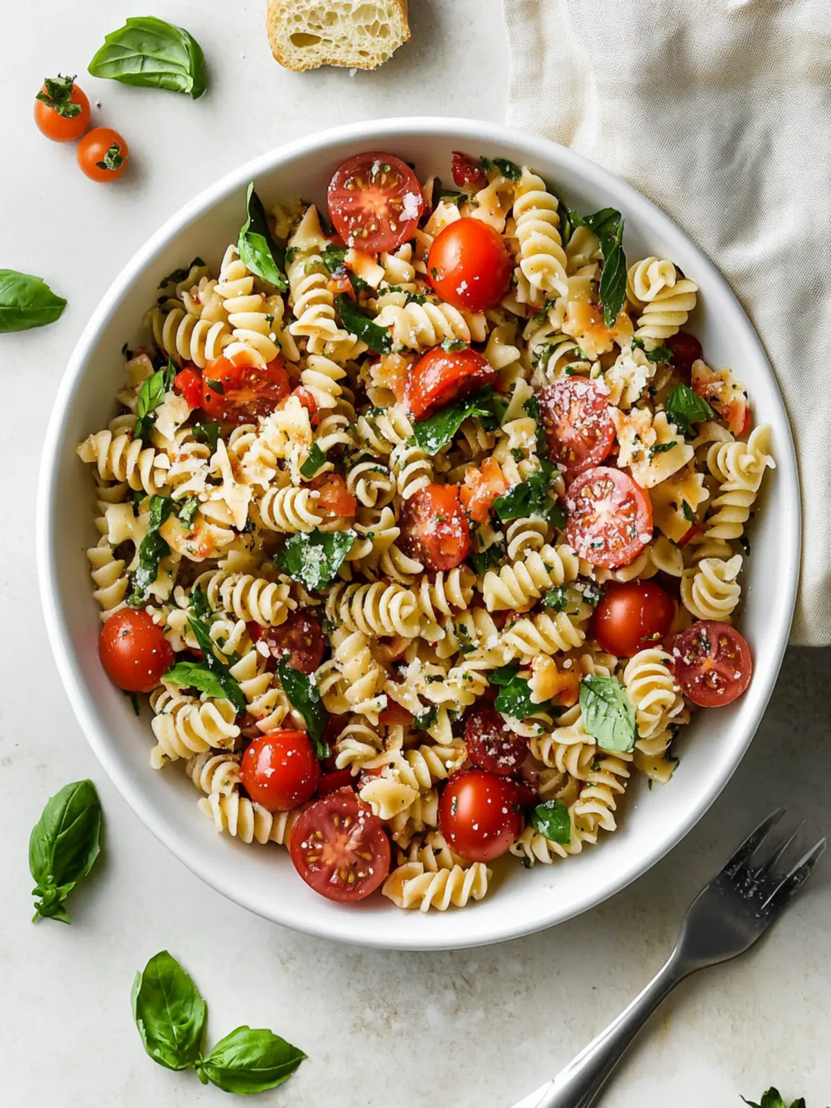 Bruschetta Pasta Salad: A Quick and Tasty Summer Delight 4 Bruschetta Pasta Salad