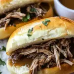 Crockpot French Dip Sandwiches: Savory Comfort in Every Bite 6 Crockpot French Dip Sandwiches