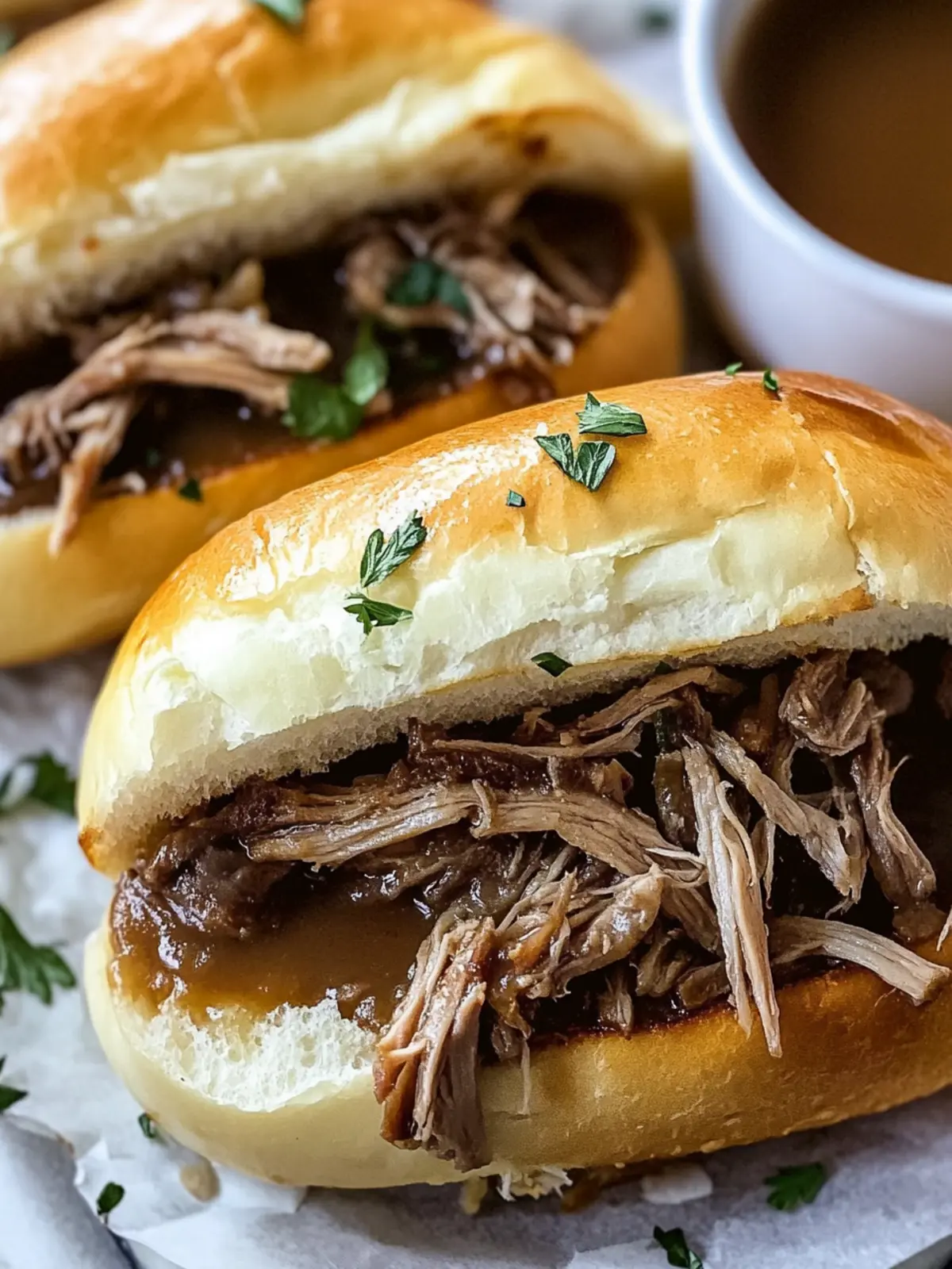 Crockpot French Dip Sandwiches: Savory Comfort in Every Bite 5 Crockpot French Dip Sandwiches