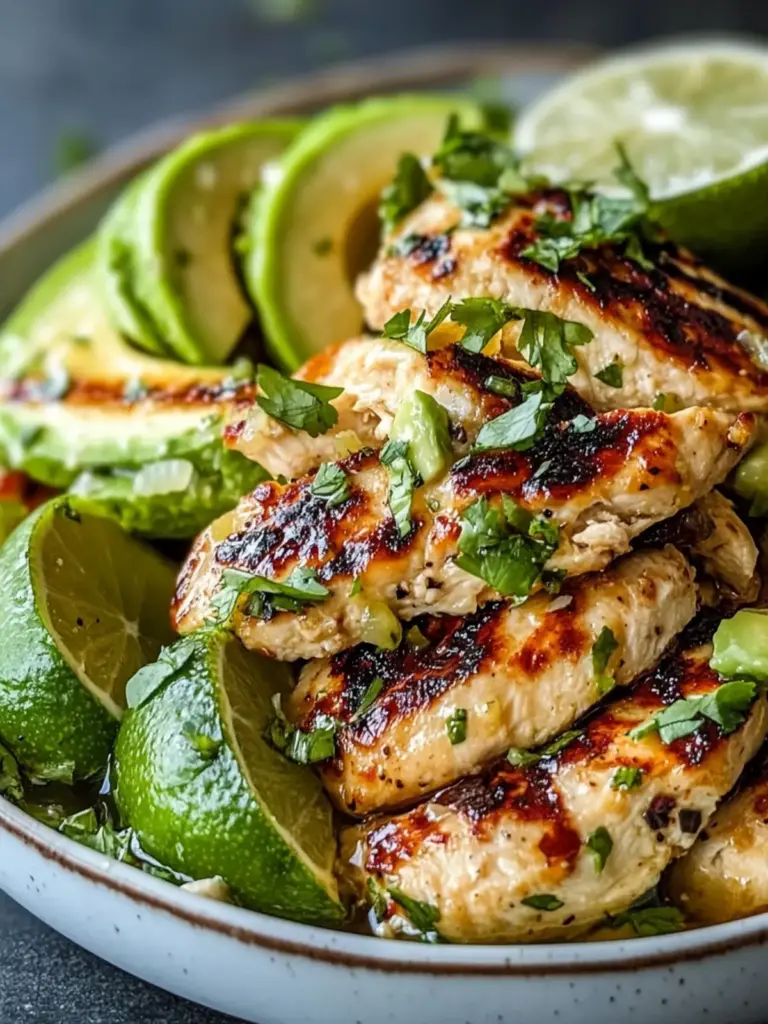Honey Lime Chicken Avocado