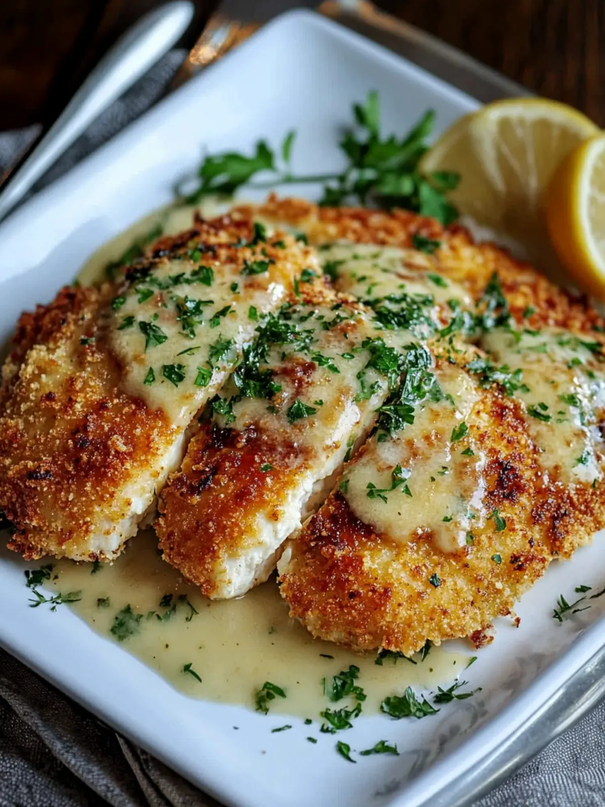 Parmesan Crusted Chicken with Creamy Garlic Bliss in 30 Minutes 5 Parmesan Crusted Chicken