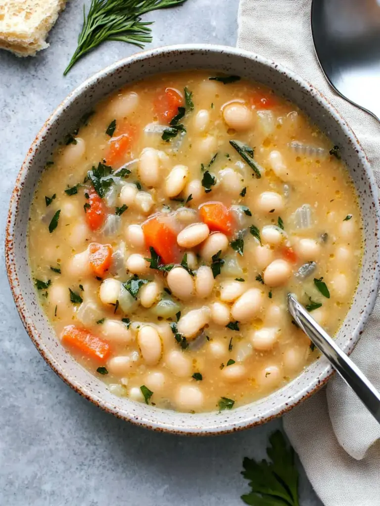 Greek White Bean Soup