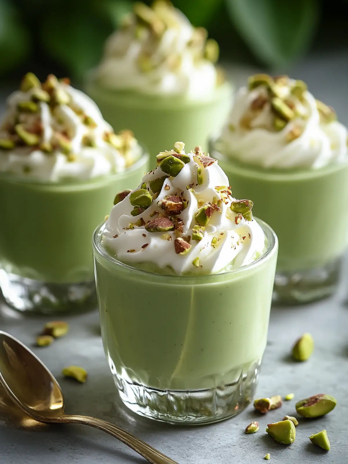 Indulge in Creamy Pistachio Pudding Cups Made Easy 2 Pistachio Pudding Cups
