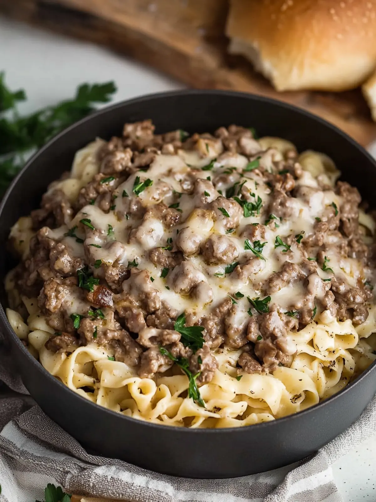 Hearty Hamburger Stroganoff Ready in Just 30 Minutes 2 Hamburger Stroganoff