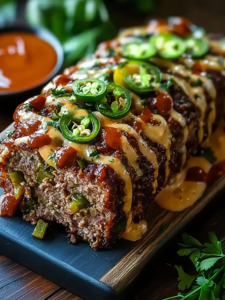 Spicy Jalapeño Popper Meatloaf