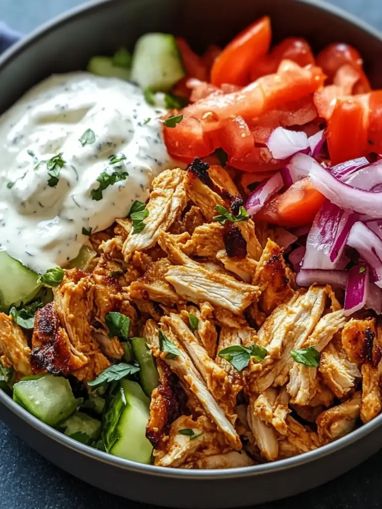 Slow Cooker Chicken Shawarma