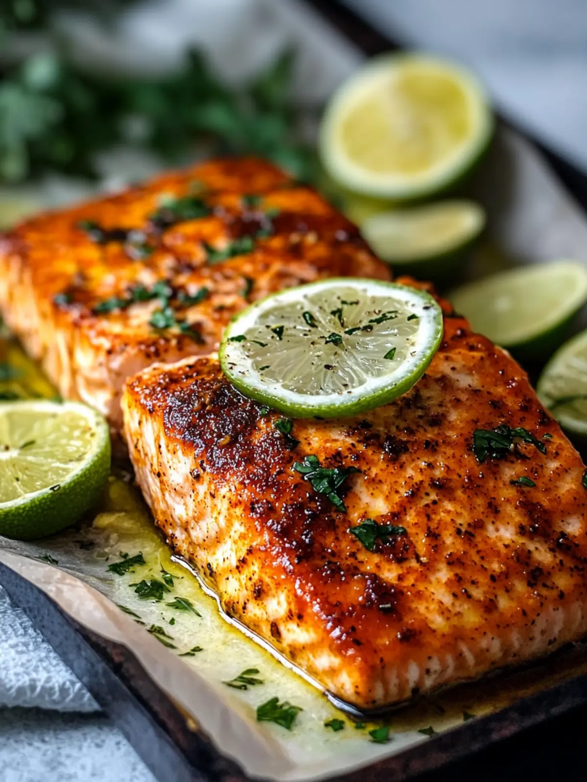 Baked Cajun Salmon with Creamy Avocado Lime Sauce Bliss 4 Baked Cajun Salmon