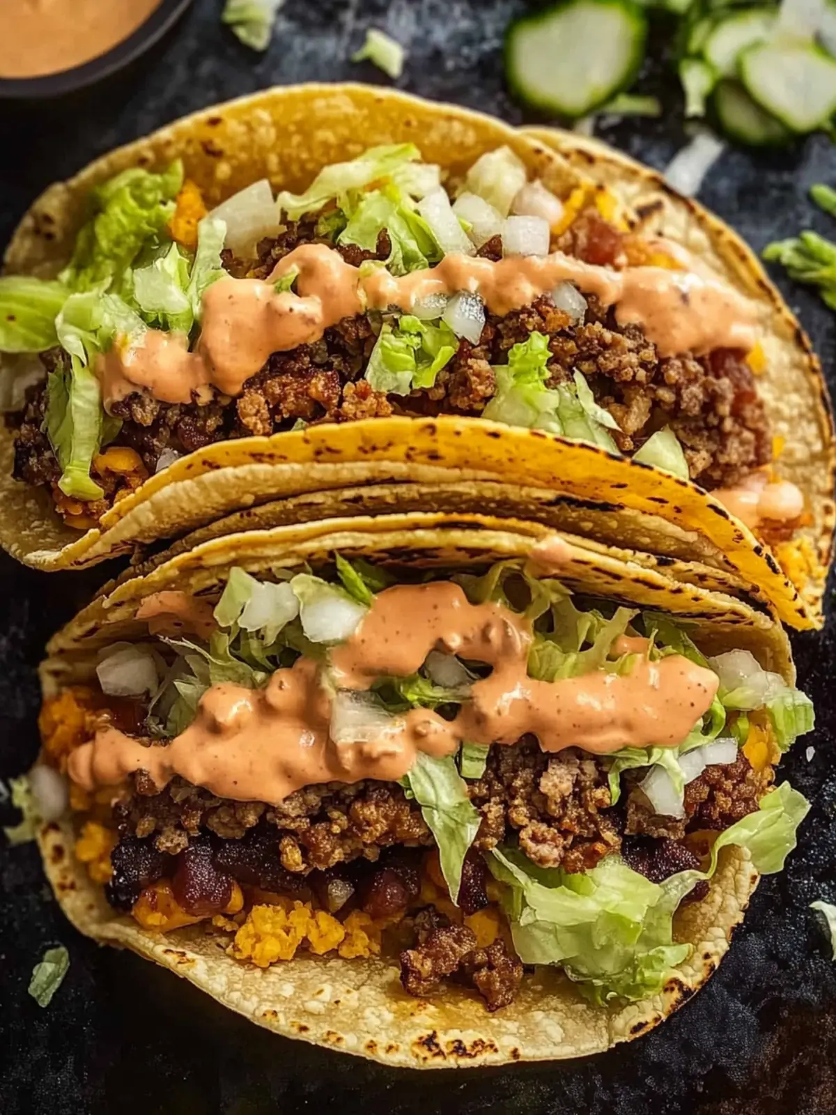 Smash Burger Tacos