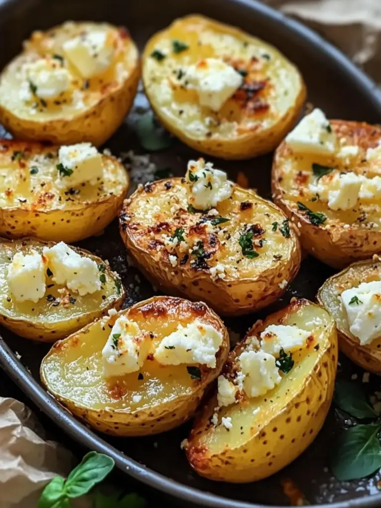 Baked Feta Potatoes