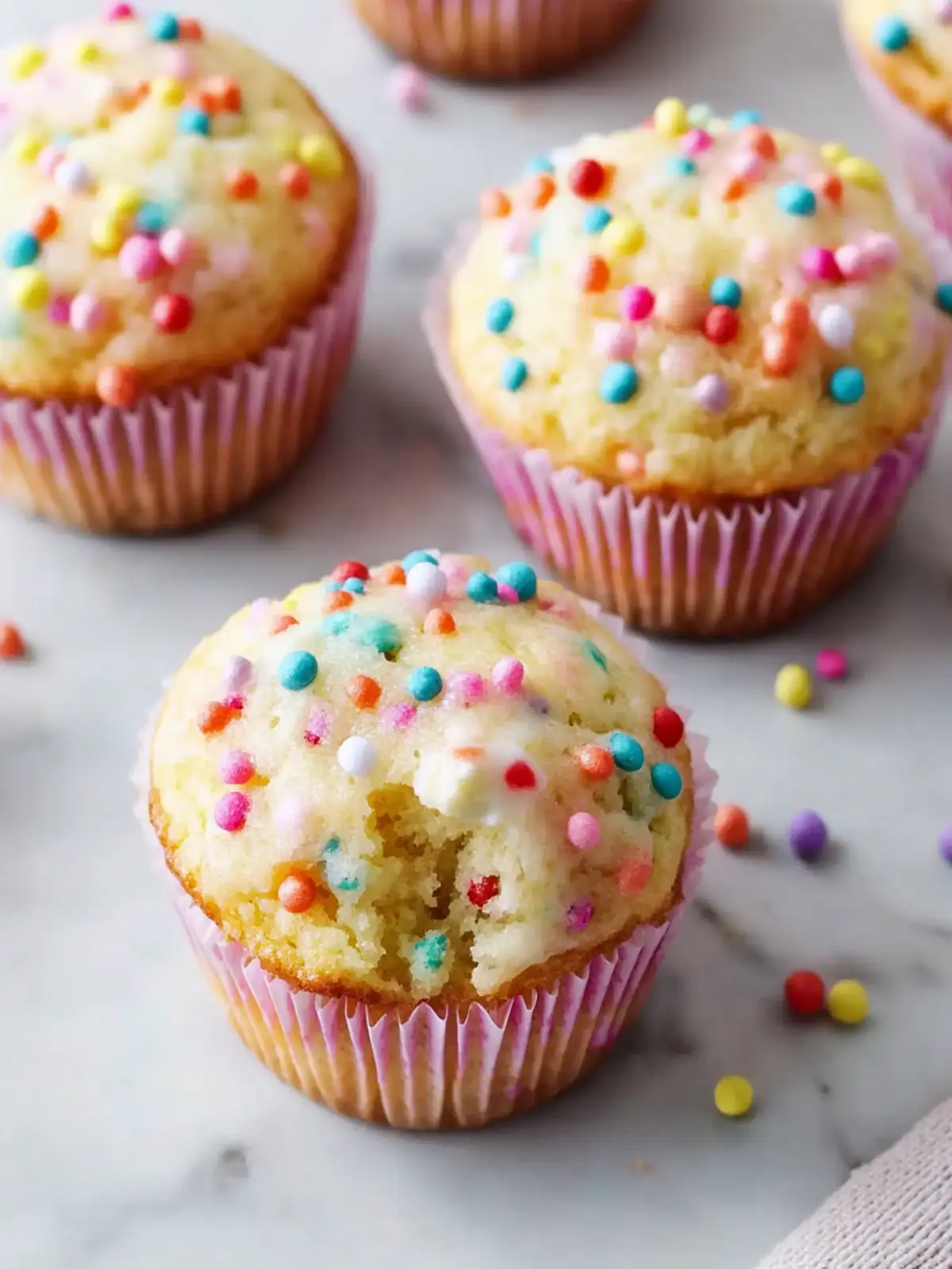 Mini Funfetti Yogurt Muffins: Guilt-Free Joy in Every Bite 3 Mini Funfetti Yogurt Muffins