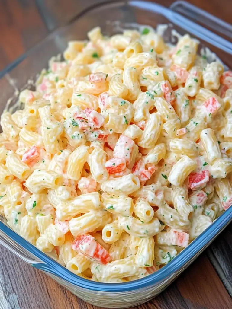 Cheddar Sour Cream Macaroni Salad