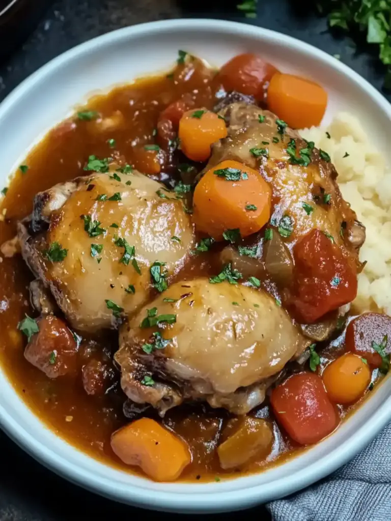Chicken Thigh Osso Bucco