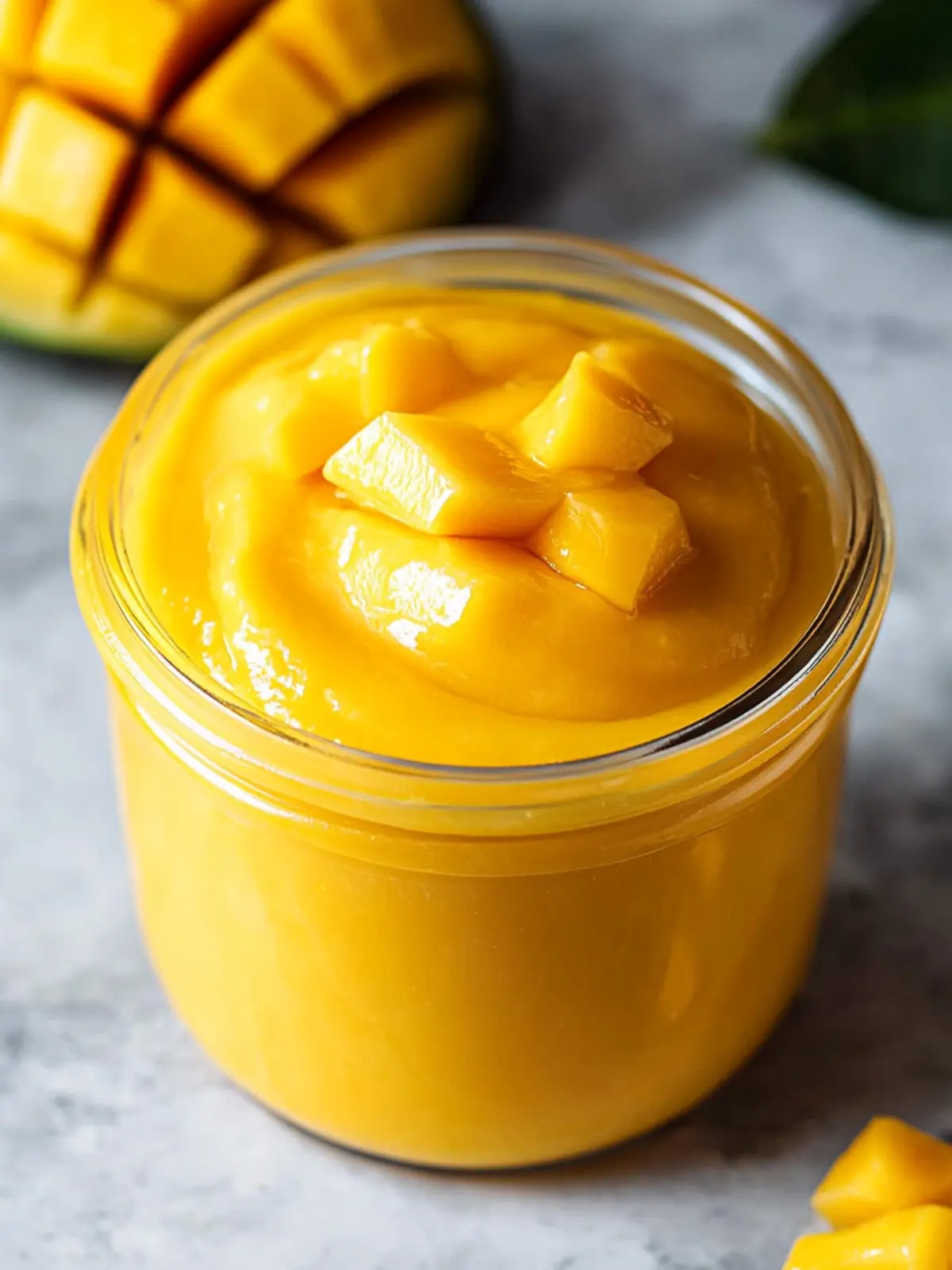 Delicious Vegan Mango Curd in Just 10 Minutes 3 Vegan Mango Curd