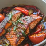 Savor Brown Stew Salmon: A Quick Taste of Caribbean Bliss 2 Brown Stew Salmon