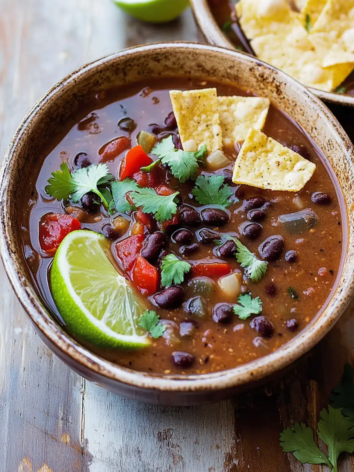 Easy Black Bean Soup: A Cozy, Flavor-Packed Delight 2 Easy Black Bean Soup