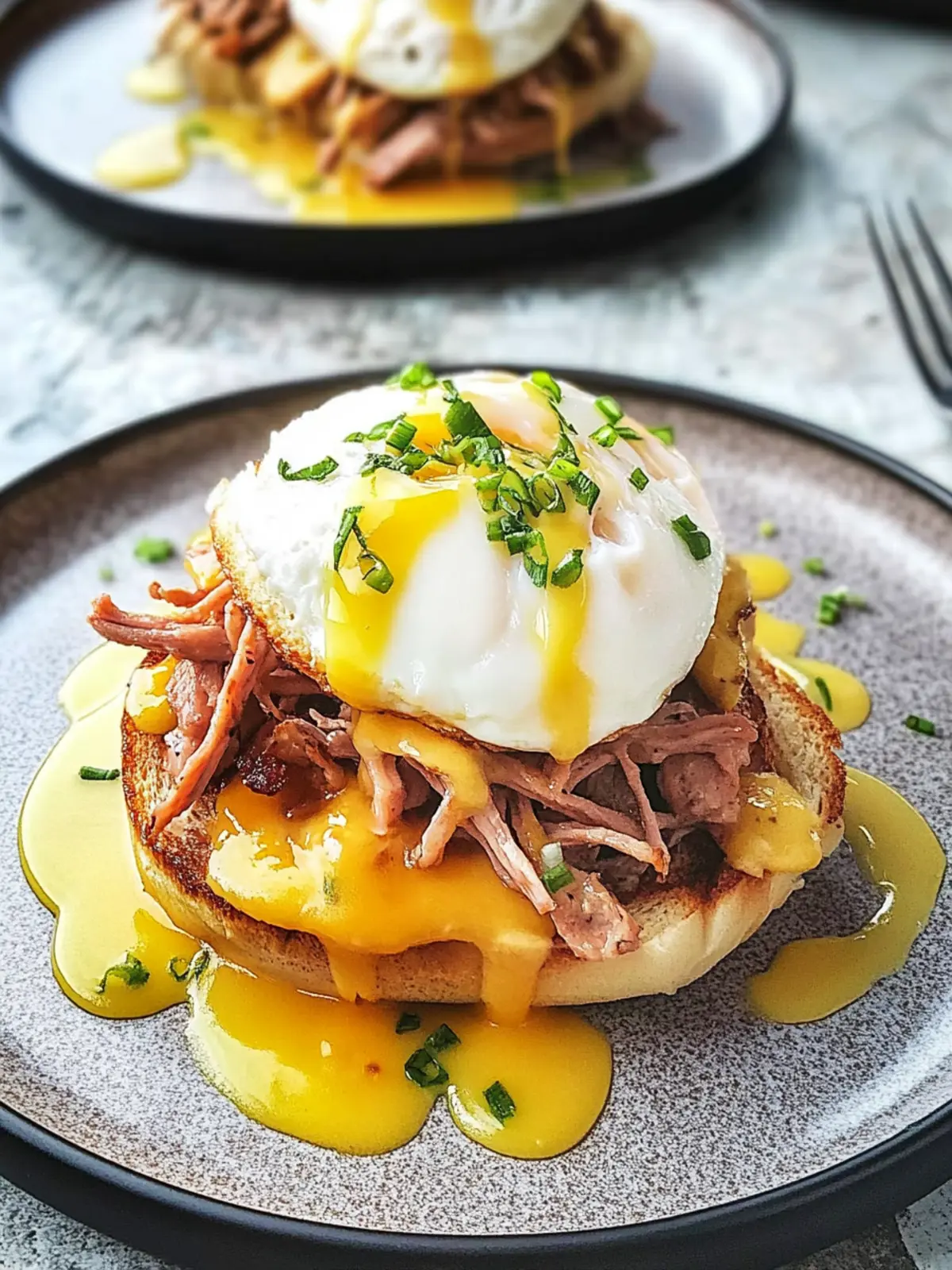 Pulled Pork Eggs Benedict: A Comforting Tex-Mex Brunch Delight 4 Pulled Pork Eggs Benedict